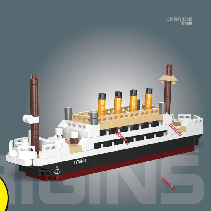 การเดินทางทางทะเล-นาโนบล็อก-the-flying-dutchman-building-blocks-hydra-one-piece-titanic-เรือรุ่นของเล่นเด็กของขวัญ
