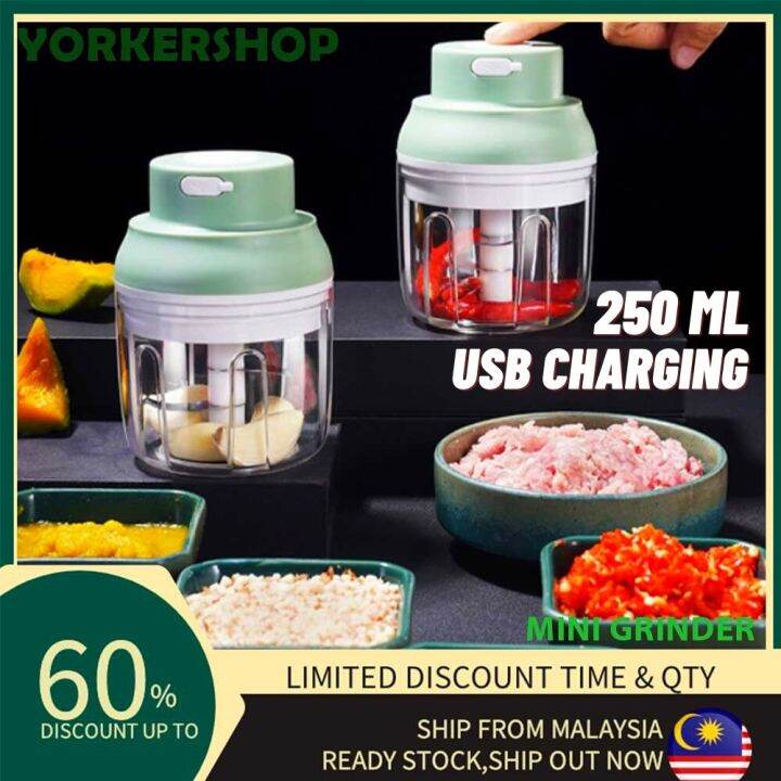 SALE ! 🔥 READY STOCK🔥Yorker Mini Blender Chopper Sharp 250ml Electric