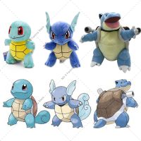 【hot】 Peluche Squirtle Evolution Wartortle Blastoise Soft Stuffed Animals Kawaii Room for Children