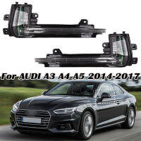 อุปกรณ์รถยนต์กระจกมองข้างเลี้ยวโคมไฟสำหรับออดี้ A3 A4 A5 2014 2015 2016 2017 8K0-949-102-D รถเลี้ยวไฟเบรก