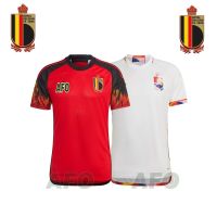shot goods Top Quality 2022 Belgium World Cup Jersey Home Away Jersey Soccer Football Jersey Men T-shirt Fan Version