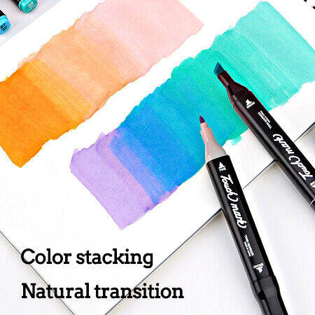 12-168-colores-markers-brush-pens-set-painting-drawing-manga-highlighter-school-art-supplies-for-artist-koreanสเตชันเนอรี-zptcm3861