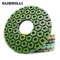 【CW】◆  SUBRILLI 5inch Polishing Aggressive Grinding Glass Granite Stone 125mm Wet Abrasive 1piece