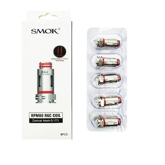 【ship Today】5pcs Coil Smok Rpm 80 Rgc 0.17 Ohm Rpm80 Rgc Replacement 