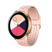 เหมาะสำหรับ Samsung galaxy watch active2 สายรัดซิลิโคนกีฬาระบายอากาศพร้อมส่ง