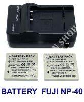 (Saving Set 2+1) FNP-40 / FNP40 / NP-40 / NP40 แบตเตอรี่และแท่นชาร์จสำหรับกล้องฟูจิ Battery and Charger for Fujifilm FinePix F610 Zoom,F650,F700,F710,F810,F811,J50,V10,Z1,Z2,Z3 Zoom,Z5 fd BY JAVA STORE