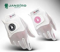 JANDIRO 2023แท้ใหม่สำหรับทั้งหญิงและชายถุงมือกอล์ฟระบายอากาศรังสียูวีป้องกันรังสีอัลตราไวโอเลตผ้านำเข้าเกาหลีฤดูร้อน