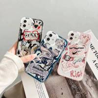 เคสขอบสีลายแฟนตาซีอาร์ตๆ TPU เคส iPhone 11 Pro Max XR X XS 6 7plus 7 8 Plus พลัส SE 2020 12 12pro Case เคสไอโฟน7พลัส เคสโทรศัพท์#273