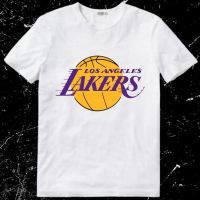 เสื้อยืดคอกลมเสื้อยืด พิมพ์ลายบาสเก็ตบอล Nba La Los Angeles Angles Laker Lakers สําหรับผู้ชาย และผู้หญิง S-5XL