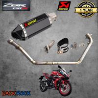 ท่อ new cbr150rโฉมใหม่ honda ท่อakrapovic เคฟล่า ท่อแต่ง cbr150r โฉมใหม่ เสียง แน่น นุ่ม ทุ้ม ไม่แต่งในรอบสูง ระบายความร้อนได้ดี อัตราเร่งดีขึ้น ตรงรุ่