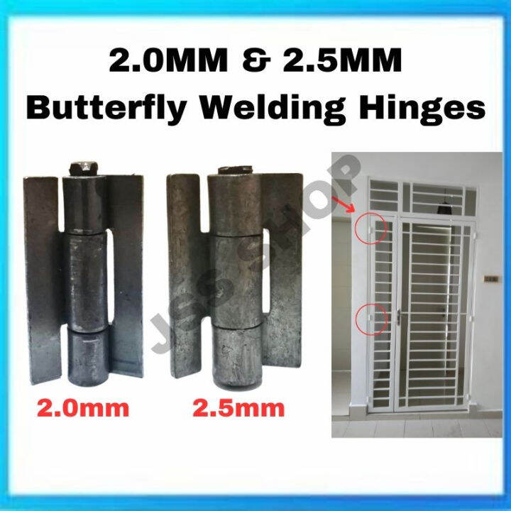 [READY STOCK] 2.0MM/2.5MM Welding Hinges/Butterfly Welding Hinges