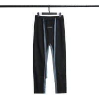 ▶Ready Stock◀ Original  2022 Colorblock Drawstring Trousers กางเกงขายาวหลวมอเนกประสงค์