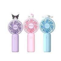 Sanrio Kipas Angin Kecil การ์ตูนน่ารักใหม่สำหรับฤดูร้อน,พัดลมไฟฟ้ากลางแจ้งขนาดเล็กชาร์จ Usb น่ารักพัดลมมือถือ