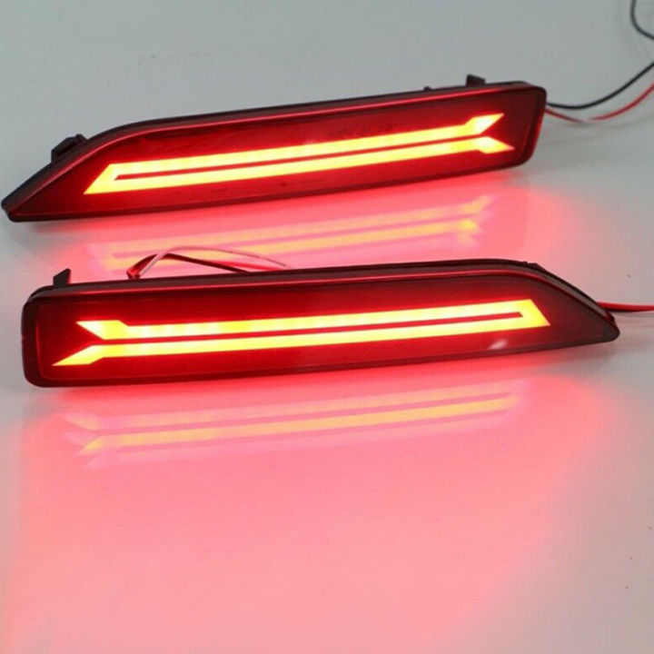 2pcs-for-honda-crv-cr-v-2007-2008-2009-multi-function-led-rear-bumper-light-rear-fog-lamp-auto-bulb-brake-light-reflector