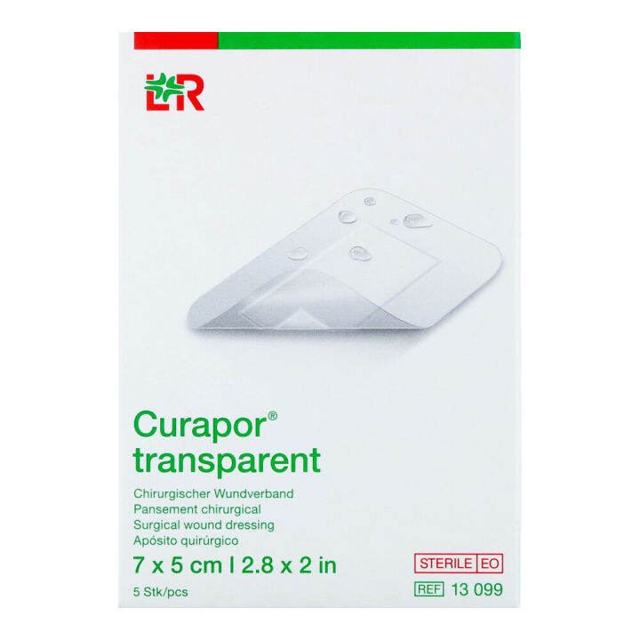Lohmann & Rauscher Curapor Transparent Surgical Wound Dressing, Sterile