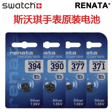 Renata Single Watch Battery Swiss Made Renata 371 or SR920SW 1.5V Fast Ship  AG6