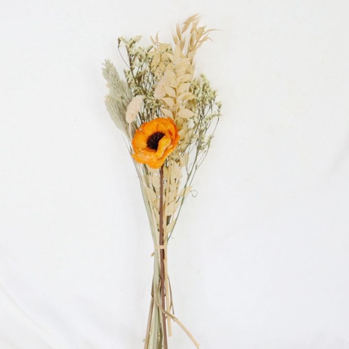 ayiq-flower-shop-กุหลาบธรรมชาติอบแห้งชั่วนิรันดร์ช่อดอกไม้ปลอมกกของตกแต่งงานแต่งงานการตกแต่งบ้านการจัดเรียงตรงกลาง