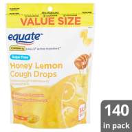 Kẹo ngậm ho hương chanh, mật ong Equate 140 viên của Mỹ (Không đường) thumbnail