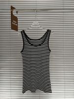 Gifts Striped Outside Suspender Vest Female 2023 Summer New Loose Sexy Foreign Qi Inside With Sleeveless Knitted Top