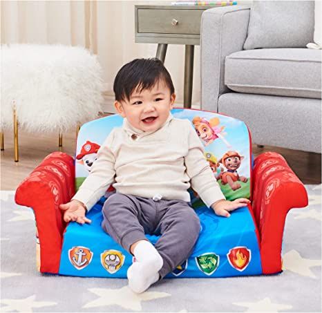 นำเข้า-โซฟา-marshmallow-furniture-childrens-2-in-1-flip-open-foam-compressed-sofa-ราคา-3-490-บาท