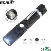 ไฟฉายแรงสูง XML L2 LED Mini Flashlight 4-Mode Portable with USB in-out ชาร์จมือถือได้(แถมแบตฯ18650)