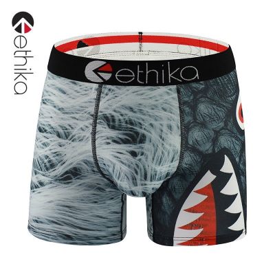 Ethika Mens Underwear Boxing Shorts Quick-drying Breathable Cycling Underwear Fashion Trend American Style Shorts