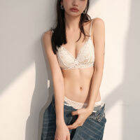 พร้อมส่งจากไทย?Sanay Bra?(N681) บราลูกไม้ดันทรง ดันทรงหน้าอกชิด ตะขอหลัง