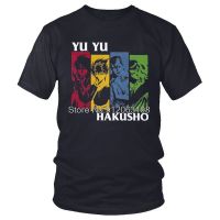 เสื้อยืด Hakusho Yu เสื้อยืดผู้ชายมีสไตล์เสื้อยืดผ้าฝ้าย