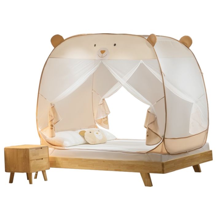 free-installation-of-yurt-mosquito-net-three-door-folding-fall-proof-children-boy-1-5m1-8m-household-1-2m