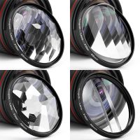 Camera Prism Filter Split Kaleidoscope 52mm 55mm 58mm 67mm 72mm 77mm Photography Accessories mcuv ND CPL Star Glass mobile phone