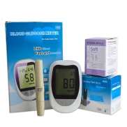 Máy đo đường huyết glucometer Kit lượng đường trong máu Meter bệnh tiểu