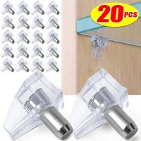 10/20Pcs Transparent Shelf Studs Pegs Plastic Laminate Support Cabinet Wardrobe Shelves Glass Plate Support Furniture Hardware