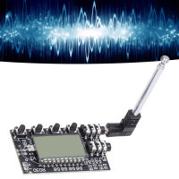 DC 3.0V‑12V บอร์ดรับสัญญาณ FM ดิจิตอล แสดงผล โมดูลเสียงไร้สายสเตอริโอ 76.0‑108.0MHz