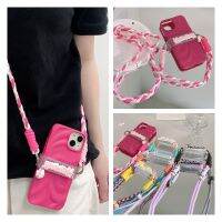 【ร้าน Akula 】เคสโทรศัพท์ตัวอักษร Sanrio Kulomi น่ารักมีคลิปหนีบด้านหลังแบบพกพาได้เชือกยาวโทรศัพท์ใช้ได้ทั่วโลก
