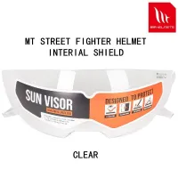 MT หมวกกันน๊อค Streetfighter ภายในแว่นตากันแดดเปลี่ยนเลนส์ Shield 5สี