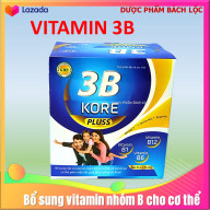 Viên uống bổ sung vitamin 3B Kore Pluss Giúp bồi bổ sức khỏe, hỗ trợ bổ thần kinh, giảm đau xương khớp hộp 100v thumbnail