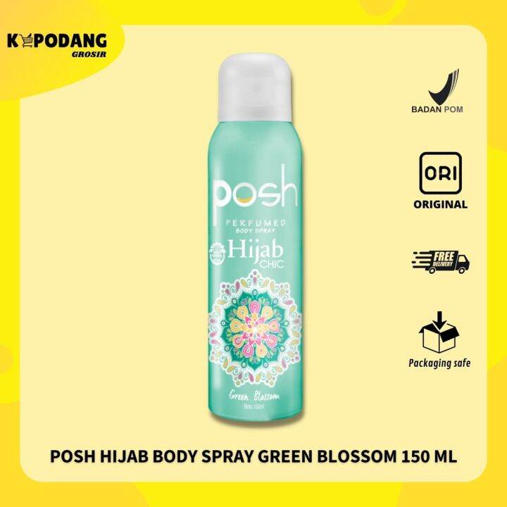 Posh Hijab Body Spray Green Blossom 150 Ml | Lazada Indonesia