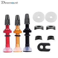 [HOT DUlQWBVNN 560] Deemount 1คู่40/45/60มิลลิเมตร CNC กลึงวาล์ว P Resta สำหรับ MTB จักรยานถนนยางแบบไม่มียางแกนทองเหลือง