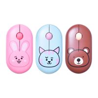 OKER M693 Fashionable Wireless Mouse เมาส์ไร้สาย ไร้เสียง - (สีชมพู/สีเขียว/สีน้ำตาล)