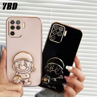 เคสโทรศัพท์ซูเปอร์มาริโอลายการ์ตูนพับเป็นขาตั้ง YBD เข้ากันได้กับ OPPO A94 4G 5G F19 Pro + 5G Reno 5Z 5G Reno 5F Reno 5 Lite เคสฝาหลัง TPU นิ่ม