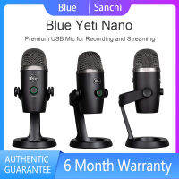 Blue Yeti Nano เครื่องย่อมืออาชีพไมโครโฟน USB หลายรูปแบบ Pickup &amp; No-Latency การตรวจสอบการบันทึกและสตรีมมิ่งบน PC &amp; Mac - Shadow สีเทา