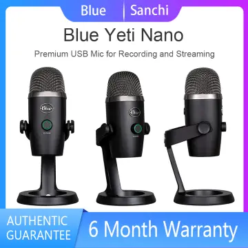 Blue Yeti Nano Professional Condenser USB Microphone with Multiple Pickup  Patterns & No-Latency Monitoring for Recording and Streaming on PC & Mac -  Shadow Gray 