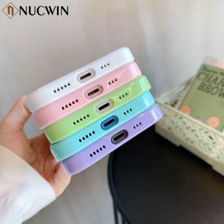 cold-noodles-สำหรับ-iphone-12-13มินิลูกอมสีกรณีโทรศัพท์โปร่งใสสำหรับ-iphone-11-12-13-pro-max-x-xr-xs-max-8-7บวกซอฟท์กันกระแทกปก