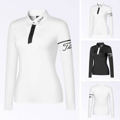 Long-sleeved new long-sleeved slim-fit outdoor moisture-absorbing quick-drying breathable delicate elastic golf top PING1 W.ANGLE XXIO Honma DESCENNTE TaylorMade1▫☏►