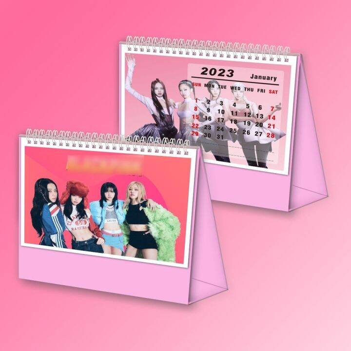 【Ready Stock】 BTS BLACKPINK BORN PINK TWICE GOT7 2023 Desk Calendar