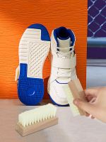 Shoe Cleaning Brush  Beech Wood Small Square Brush  Horse Hair  Pig Bristle Hair  PP Silk  Sharpened Silk  Solid Wood Shoe Brush Shoes Accessories