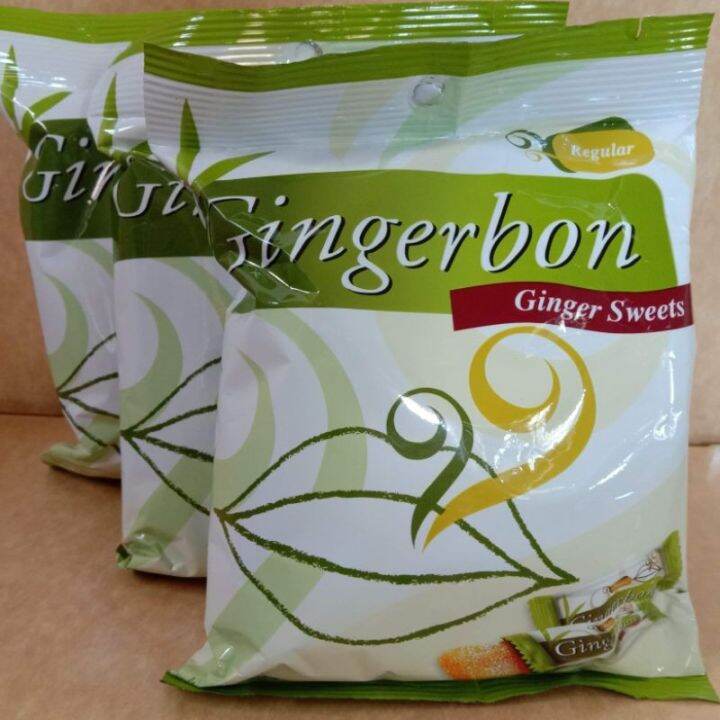 Gingerbon Regular, Ginger Sweets and Extra Strong Healthy Chewy Candy