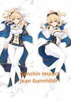 Dakimakura อะนิเมะปลอกหมอน Jean Gunnhildr พิมพ์สองด้านขนาดชีวิตปลอกหมอนของขวัญสามารถปรับแต่ง