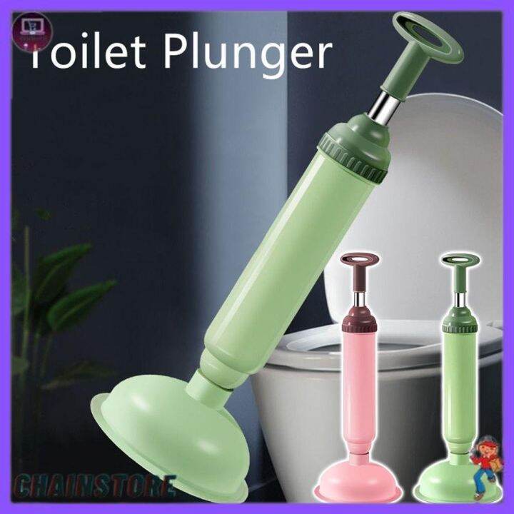 CHAINSTORE Powerful Suction Toilet Plunger Pump Vacuum Pipe Dredge