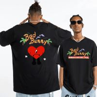 2022 Fashion Bad Bunny Tshirt UN VERANO SIN TI Hip Hop T-SHIRT Short Sleeve Bad Bunny Graphic Double-sided Print Tshirts Tops XS-4XL-5XL-6XL